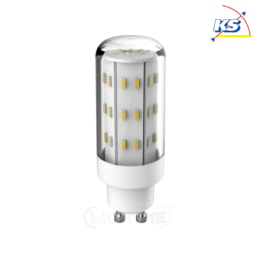LED retrofit, rod shape lamp GU10, 3000K 400lm 320° - LightMe