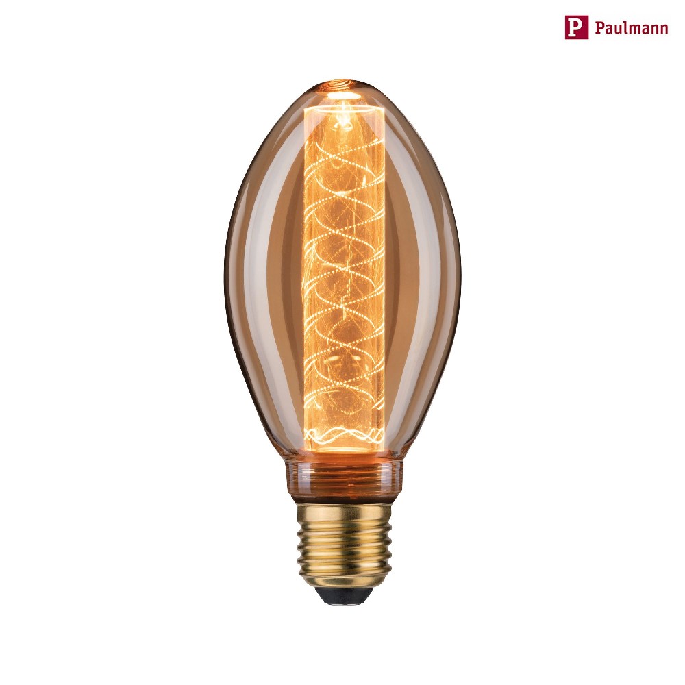Tranen Metropolitan Vesting LED lamp candle DECO INNER GLOW SPIRAL LED pear shape E27 3,6W 120lm 1800K  CRI >80 dimmable - Paulmann