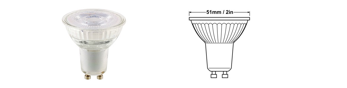 GU10 QPAR51 LED Lamps / Bulbs