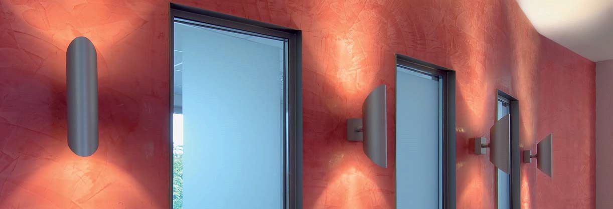 Modern wall luminaires