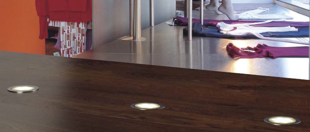 Recessed furniture luminaires