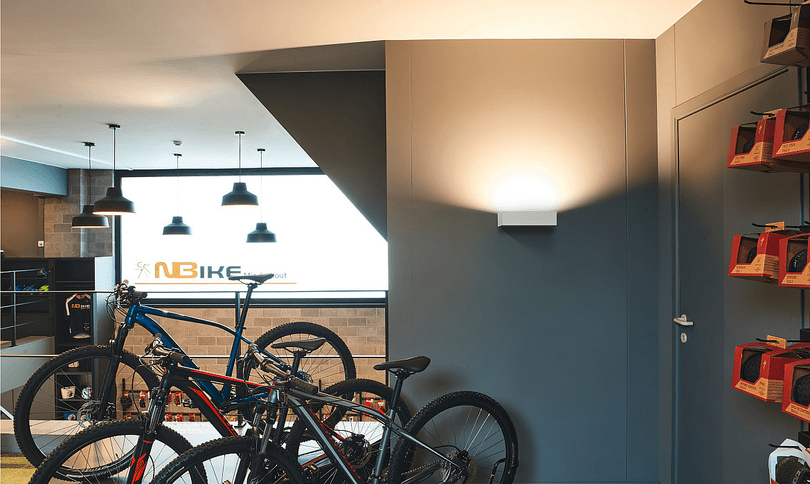 SLV LED Wall luminaire SHELL 30, 54W, 3000K, white SLV LED Wall luminaire SHELL 30, 54W, 3000K, white