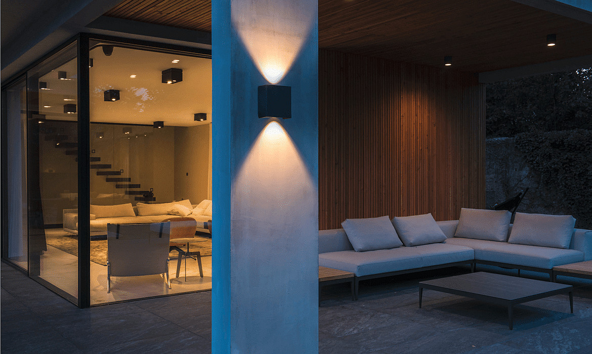 SLV LED Außenwandleuchte MANA OUT, 12W, 60°, 3000K, 325lm, IP65, dimmbar, anthrazit SLV LED Außenwandleuchte MANA OUT, 12W, 60°, 3000K, 325lm, IP65, dimmbar, anthrazit