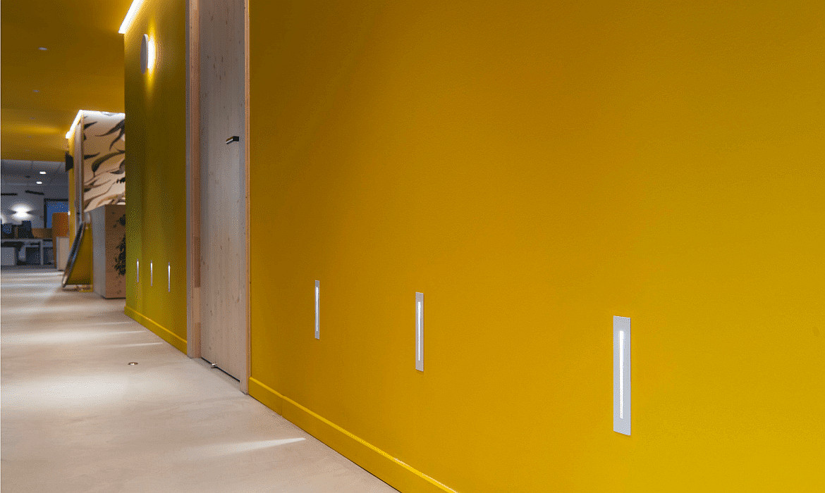 SLV LED Wall recessed luminaire NOTAPO, 3000K, 6lm, white, 18cm SLV LED Wall recessed luminaire NOTAPO, 3000K, 6lm, white, 18cm