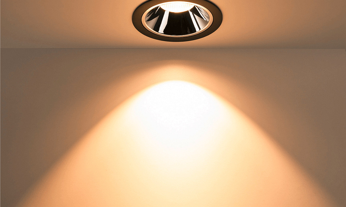 SLV LED Ceiling recessed luminaire NUMINOS DL XL, 3000K, IP20, 40°, 3500lm, UGR 18, black/chrome SLV LED Ceiling recessed luminaire NUMINOS DL XL, 3000K, IP20, 40°, 3500lm, UGR 18, black/chrome