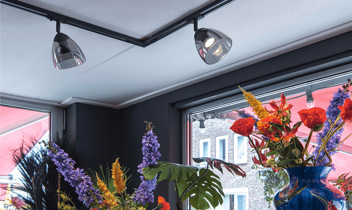 SLV 1-Phasen Strahler PARA CONE GL GU10, transparent, schwarz SLV 1-Phasen Strahler PARA CONE GL GU10, transparent, schwarz