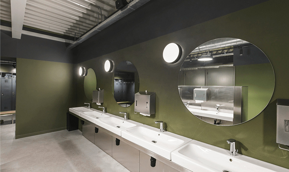 SLV wall and ceiling luminaire MEDO® PRO 30 round IP50, black dimmable SLV wall and ceiling luminaire MEDO® PRO 30 round IP50, black dimmable