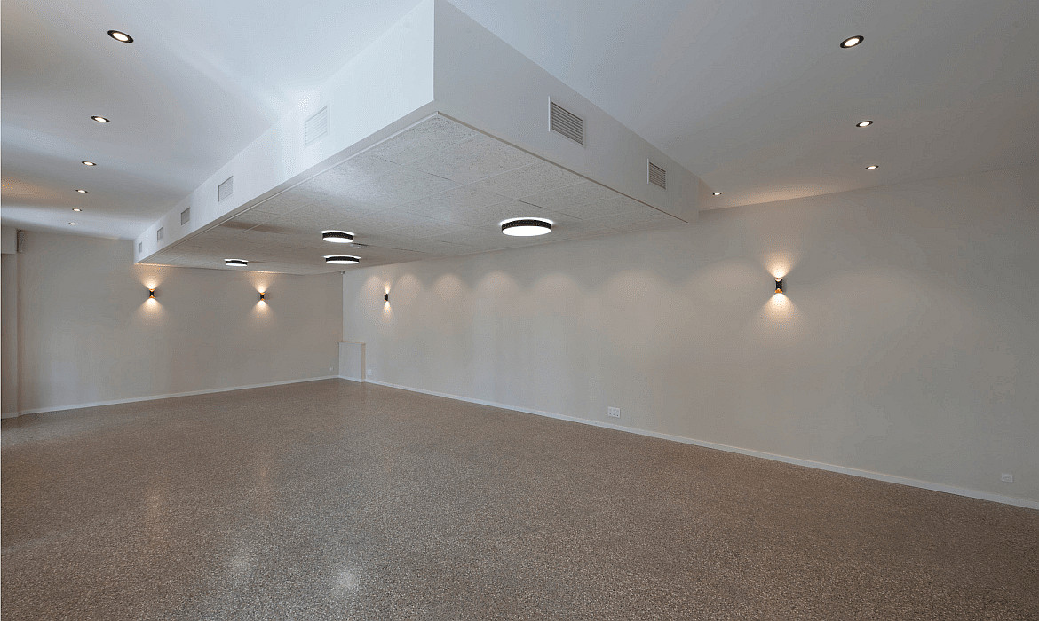 SLV wall and ceiling luminaire MEDO® PRO 40 round, DALI controllable IP50, black dimmable SLV wall and ceiling luminaire MEDO® PRO 40 round, DALI controllable IP50, black dimmable