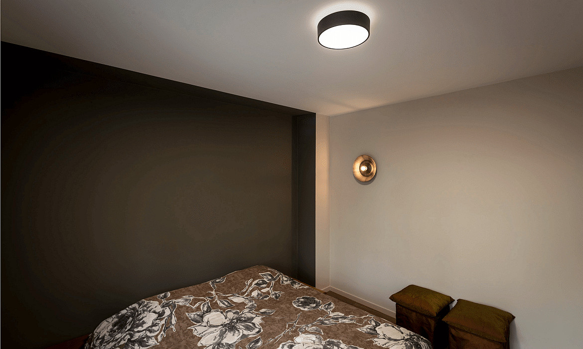 SLV Lampada da parete e soffitto MEDO® 30 rotondo, CCT Switch, diretto / indiretto IP50, nero dimmerabile SLV Lampada da parete e soffitto MEDO® 30 rotondo, CCT Switch, diretto / indiretto IP50, nero dimmerabile