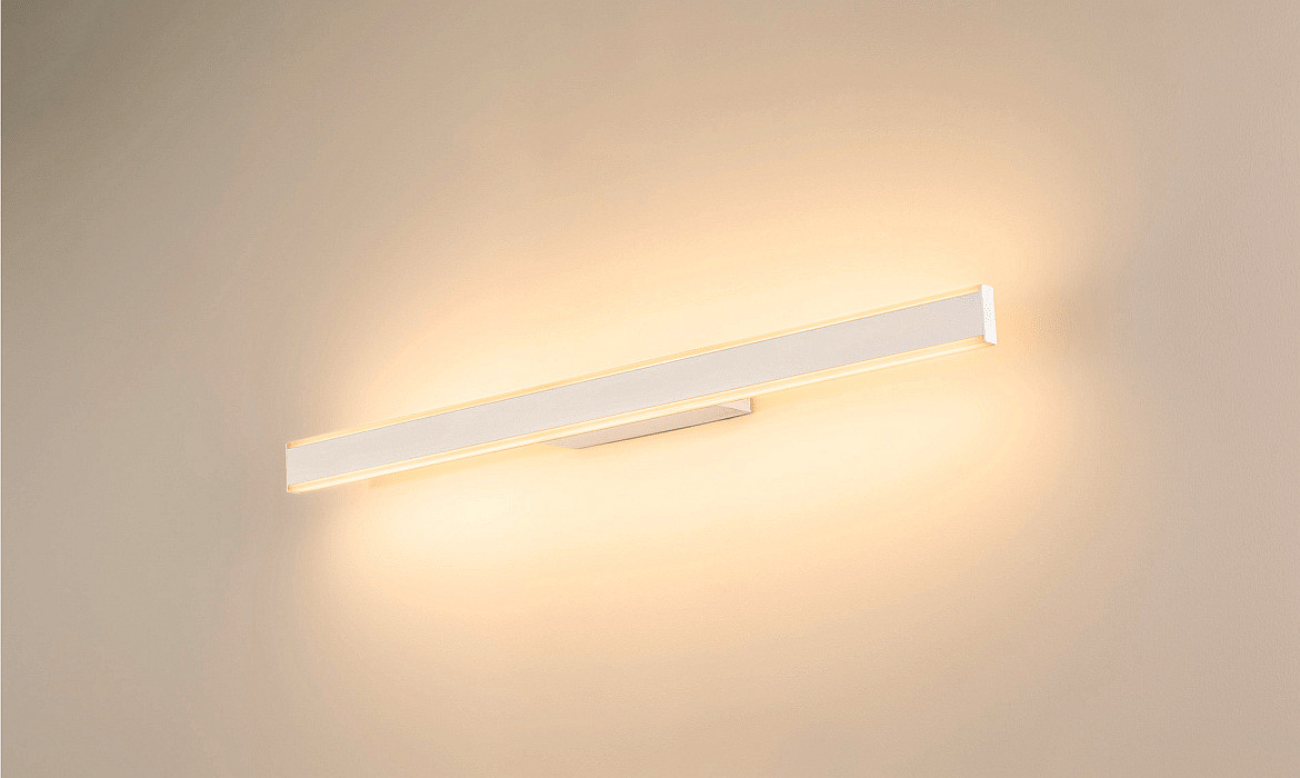 SLV LED Wandaufbauleuchte ONE LINEAR 70 PHASE, Up/Down, IP44, 70.5cm, 20W 2700/3000K (CCT Switch), CRi >90, dimmbar, weiß SLV LED Wandaufbauleuchte ONE LINEAR 70 PHASE, Up/Down, IP44, 70.5cm, 20W 2700/3000K (CCT Switch), CRi >90, dimmbar, weiß