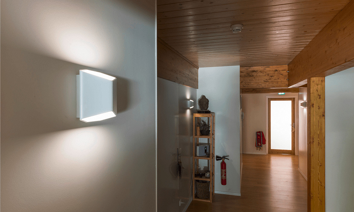 SLV LED Wall luminaire CARISO 2, 7,6W, COB LED, 3000K, white SLV LED Wall luminaire CARISO 2, 7,6W, COB LED, 3000K, white