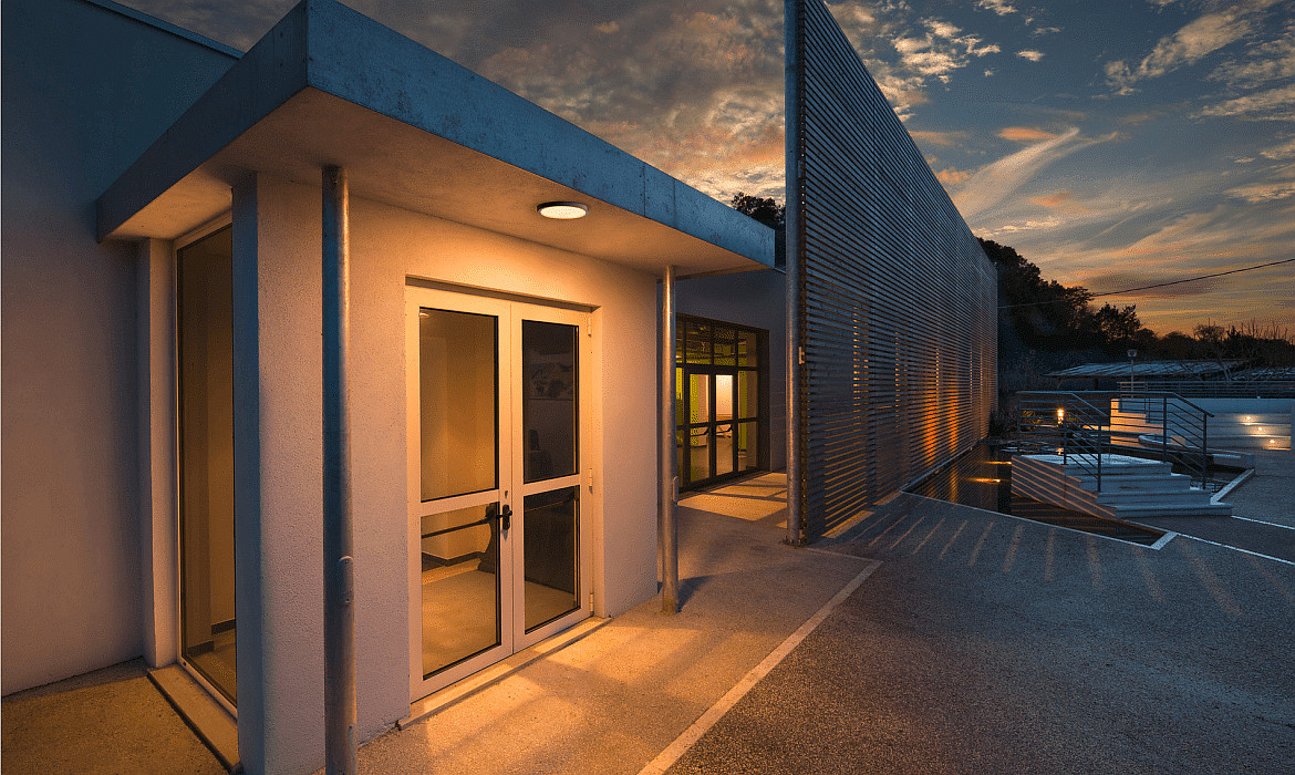 SLV Plafonnier extérieur AINOS ROUND SENSOR rond IP44, anthrazit  SLV Plafonnier extérieur AINOS ROUND SENSOR rond IP44, anthrazit