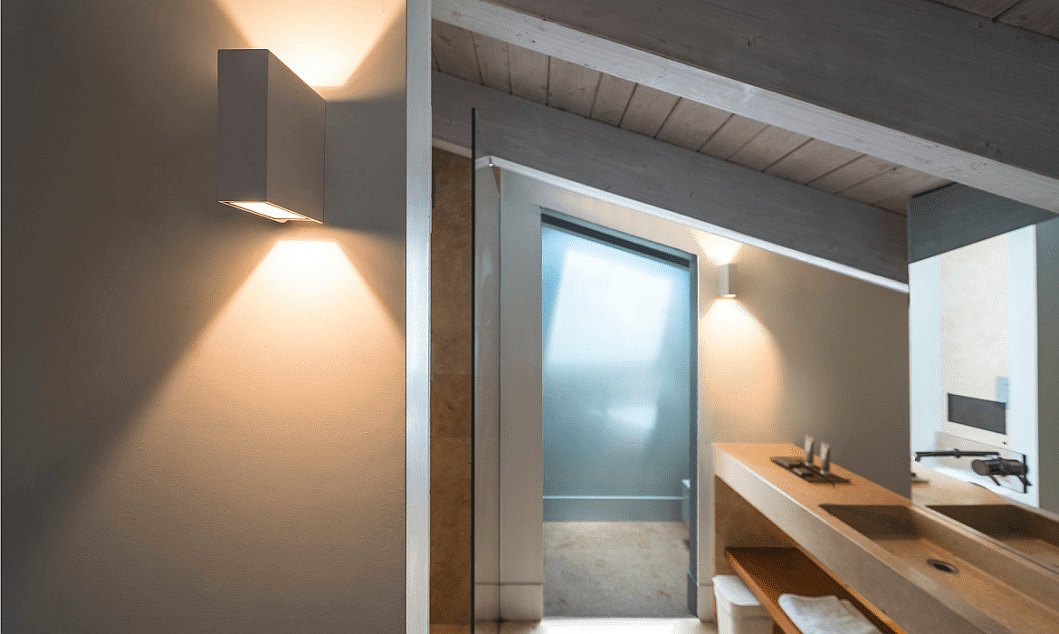 SLV LED Wall luminaire QUAD 2 XL, square, 8,6W, COB LED, 3000K, 110°, white SLV LED Wall luminaire QUAD 2 XL, square, 8,6W, COB LED, 3000K, 110°, white