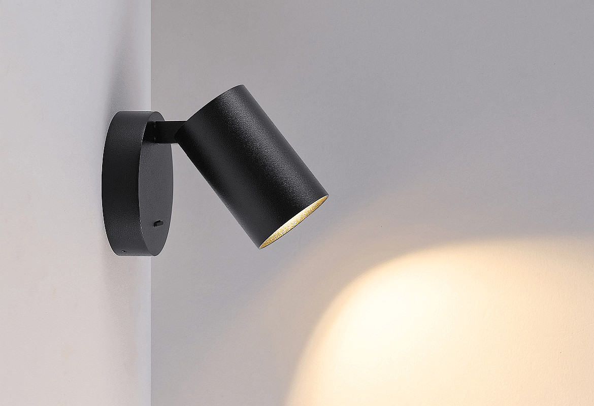 Deko-Light reading lamp CAN TILT ROUND BASE / MIX‘N MATCH round, with switch, without shade GU10 IP20, deep black Deko-Light reading lamp CAN TILT ROUND BASE / MIX‘N MATCH round, with switch, without shade GU10 IP20, deep black