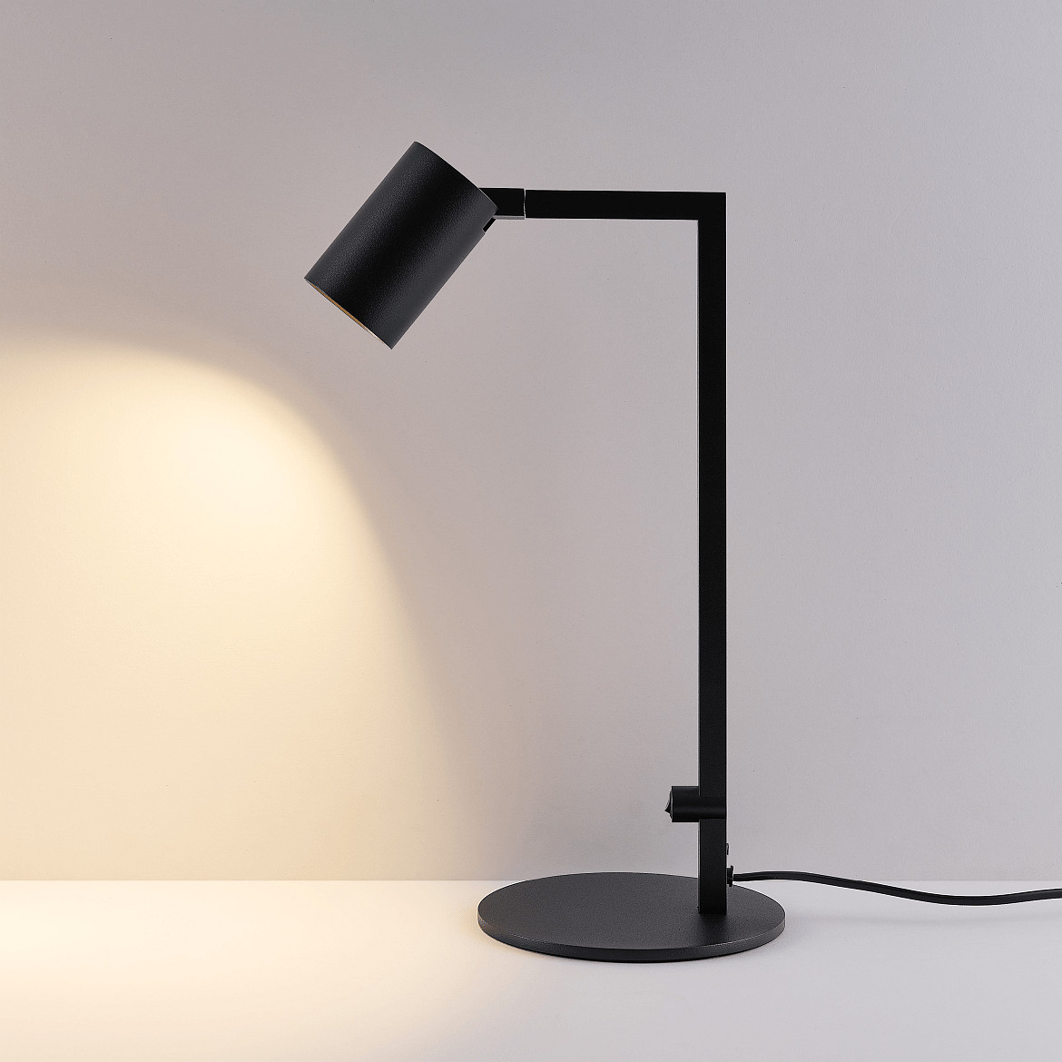 Deko-Light table lamp CAN TILT BASE / MIX‘N MATCH with switch, without shade, with plug GU10 IP20, deep black Deko-Light table lamp CAN TILT BASE / MIX‘N MATCH with switch, without shade, with plug GU10 IP20, deep black