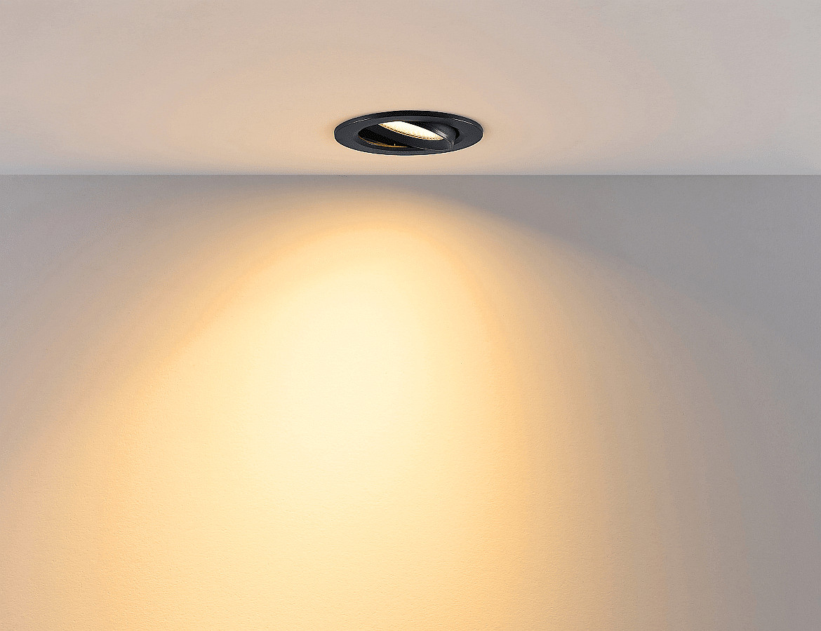 Deko-Light LED Einbaustrahler SURTUR TILT 83 CCT, IP44 IK06, 9W 2700/3000/4000K 1000lm 40°, CRi>90, dimmbar, schwenkbar, schwarz Deko-Light LED Einbaustrahler SURTUR TILT 83 CCT, IP44 IK06, 9W 2700/3000/4000K 1000lm 40°, CRi>90, dimmbar, schwenkbar, schwarz