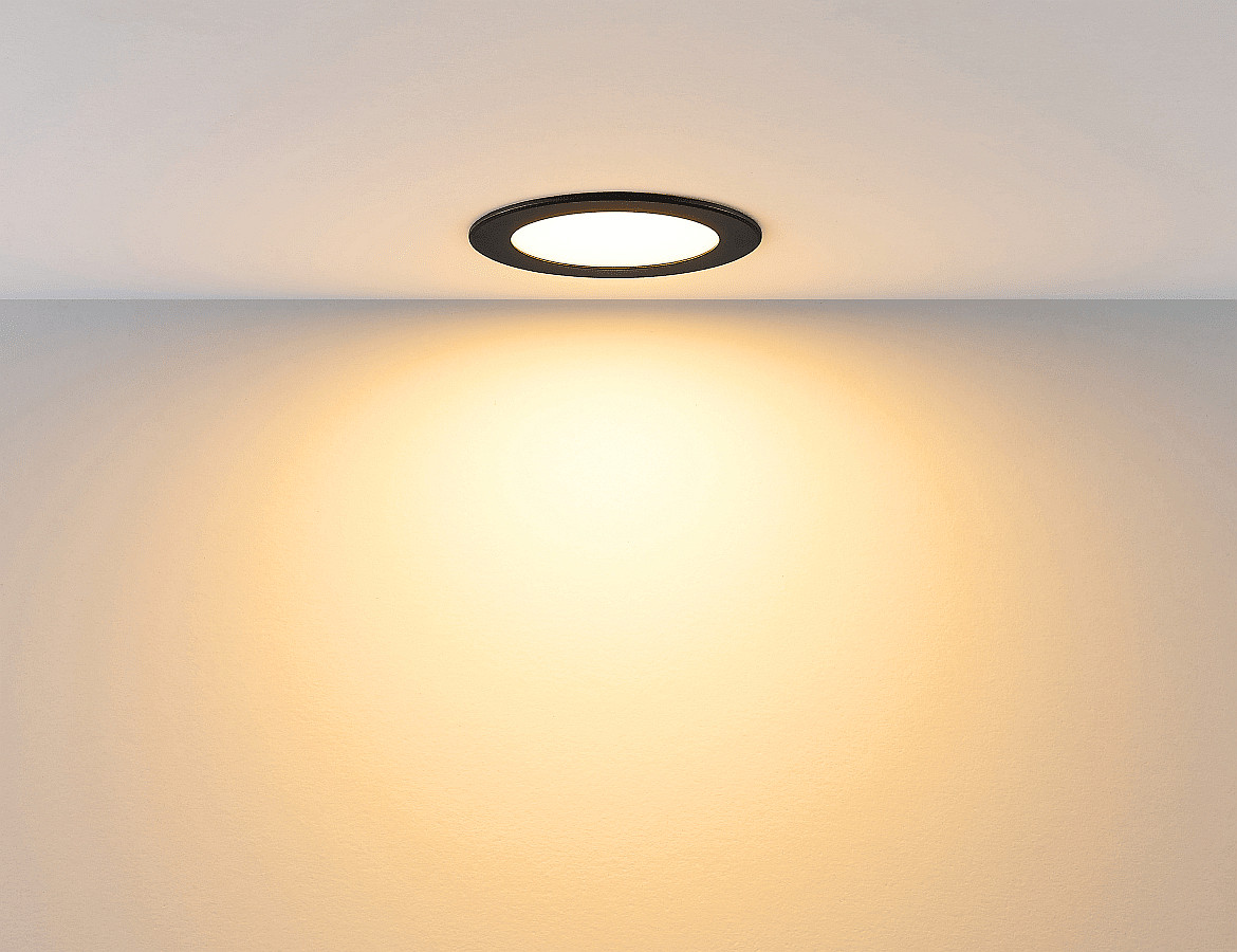 Deko-Light LED Downlight ACRUX PRO 82 CCT, IP54 IK05, Ø 11cm, 9W 2700/3000/4000K 1180lm 100°, CRi>90, UGR<19, dimmbar, schwarz Deko-Light LED Downlight ACRUX PRO 82 CCT, IP54 IK05, Ø 11cm, 9W 2700/3000/4000K 1180lm 100°, CRi>90, UGR<19, dimmbar, schwarz