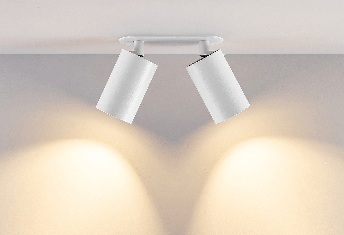 Deko-Light recessed spotlight CAN TILT ROUND 2 flames, round, adjustable GU10 IP20, signal white dimmable Deko-Light recessed spotlight CAN TILT ROUND 2 flames, round, adjustable GU10 IP20, signal white dimmable