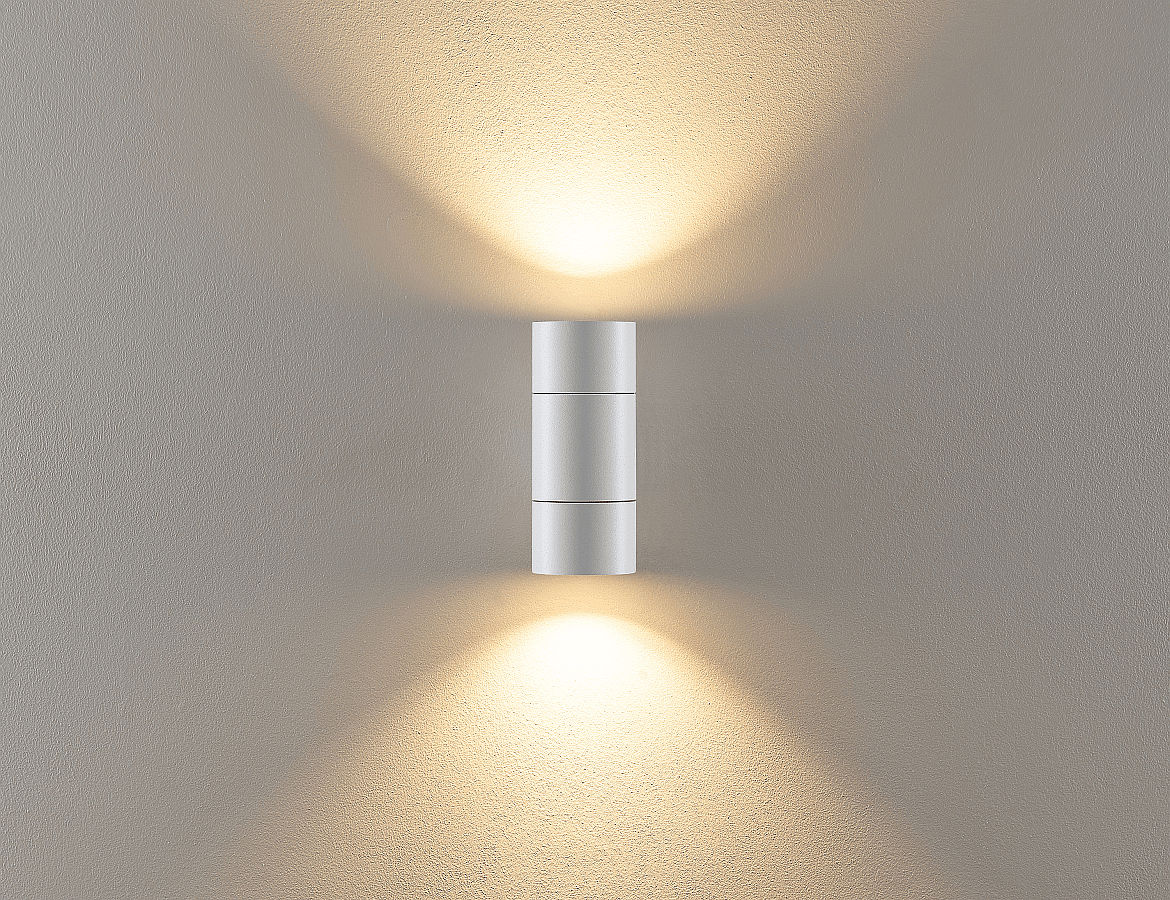 Deko-Light Fassadenstrahler ACHERNAR UP & DOWN, IP65, 2x GU10 max. 35W, Aluminium-Druckguss, weiß Deko-Light Fassadenstrahler ACHERNAR UP & DOWN, IP65, 2x GU10 max. 35W, Aluminium-Druckguss, weiß