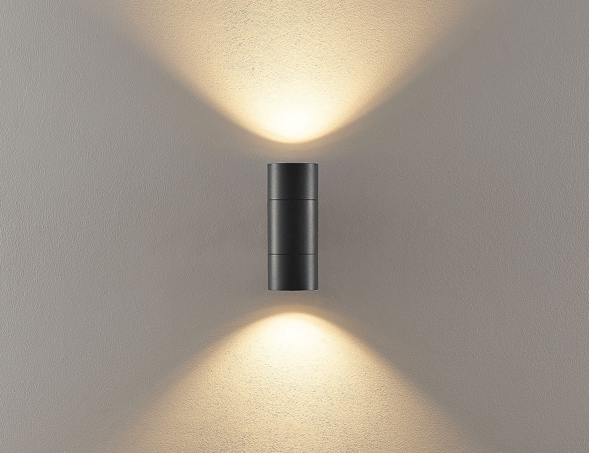 Deko-Light Fassadenstrahler ACHERNAR UP & DOWN, IP65, 2x GU10 max. 35W, Aluminium-Druckguss, dunkelgrau Deko-Light Fassadenstrahler ACHERNAR UP & DOWN, IP65, 2x GU10 max. 35W, Aluminium-Druckguss, dunkelgrau