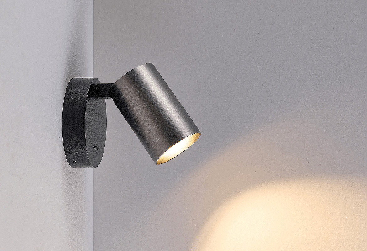 Deko-Light surface mounted housing CAN WALL / TABLE / FLOOR cylindrical, mechanical, anthracite Deko-Light surface mounted housing CAN WALL / TABLE / FLOOR cylindrical, mechanical, anthracite