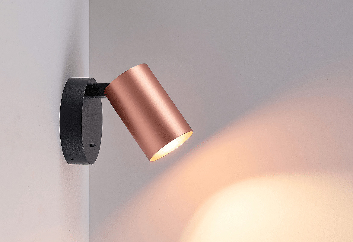 Deko-Light surface mounted housing CAN WALL / TABLE / FLOOR cylindrical, mechanical, rose gold Deko-Light surface mounted housing CAN WALL / TABLE / FLOOR cylindrical, mechanical, rose gold