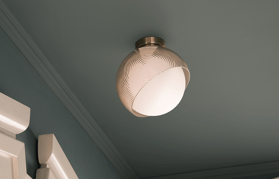 Ideal Lux Luminaire de plafond BLOOM 22 E27 IP20, laiton Ideal Lux Luminaire de plafond BLOOM 22 E27 IP20, laiton