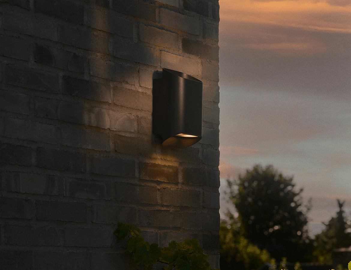 Nordlux Outdoor Wandleuchte NICO 22 ROUND MAXI, GU10, IP54, schwarz Nordlux Outdoor Wandleuchte NICO 22 ROUND MAXI, GU10, IP54, schwarz