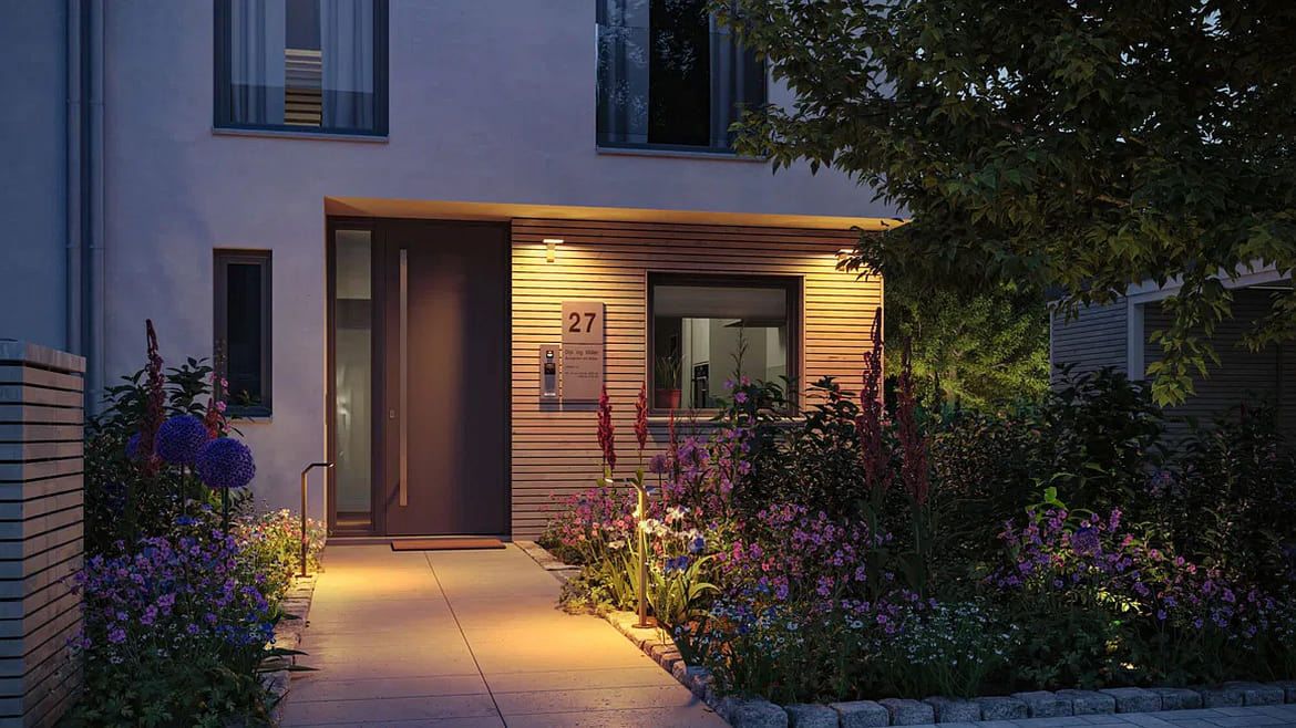 Paulmann Applique da esterno ZERENA con sensore, rispettoso degli insetti, resistenti all'aria di mare IP44, antracite Paulmann Applique da esterno ZERENA con sensore, rispettoso degli insetti, resistenti all'aria di mare IP44, antracite