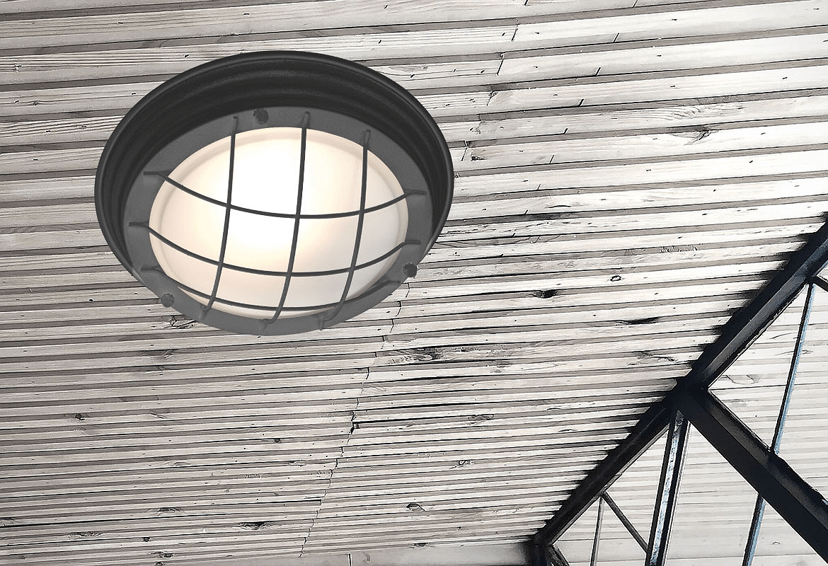 Mexlite Wand- und Deckenleuchte LISANNE, IP20, rund / bombiert, Ø 29cm, E27, Mattglas / Metall, schwarz Mexlite Wand- und Deckenleuchte LISANNE, IP20, rund / bombiert, Ø 29cm, E27, Mattglas / Metall, schwarz