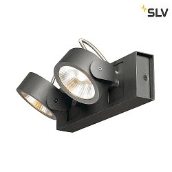 KALU LED 2 Wall and Ceiling luminaire, 60, black