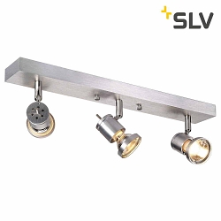 SOUVEREEN III QPAR51, Wall and Ceiling luminaire alu brushed, Spot, max. 75W