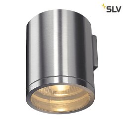 Outdoor Wandleuchte ROX WALL OUT, QPAR11, IP44, GU10 max. 50W, Alu gebürstet