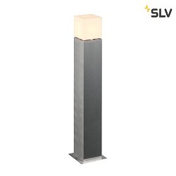 Outdoor Stehleuchte SQUARE POLE 90, Hhe 90cm, IP44, E27 max. 20W, Edelstahl 304