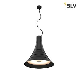 Premium LED Pendant luminaire BATO 45 PD,  45cm, 30W 2500K 1900lm 100, TRIAC dimmable, brushed brass