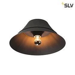 Luminaire de plafond BATO 45 CW conique E27 IP20, noir