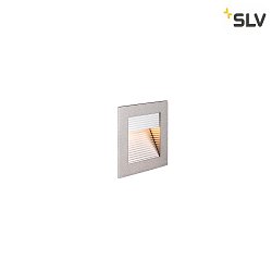 Premium LED Recessed luminaire FRAME CURVE HV, 3.1W 2700K 100lm, silver