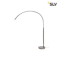 Lampada da terra FENDA BOW BASIS ruotabile, senza paralume, regolabile E27 IP20, Cromo dimmerabile