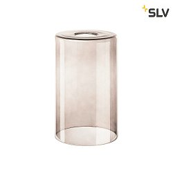 FENDA Glass shade, 12.5cm / height 20cm, smoked glass