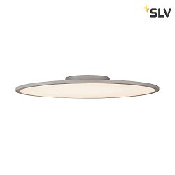 LED Deckenleuchte PANEL 60 ROUND,  60cm, UGR <22, dimmbar, 42W 3000K 3150lm 110, silbergrau