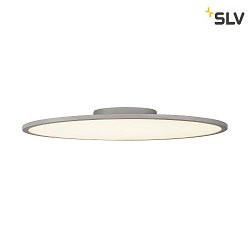 LED Ceiling luminaire PANEL 60 round,  60cm, 42W, dimmable, silver grey, 4000K