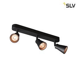 Lampada da parete AVO TRIPLE GU10, Nero