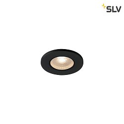 KAMUELA ECO LED Fire-rated Ceiling recessed luminaire, fire-resistant, 3000K, 38°, black