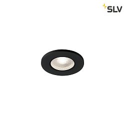 KAMUELA ECO LED Fire-rated Ceiling recessed luminaire, fire-resistant, 4000K, 38°, black