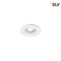 KAMUELA ECO Brandschutz LED Deckeneinbauleuchte, IP65/20, IK02,  8.8cm, 6.5W 4000K 400lm 38, dimmbar, Wei