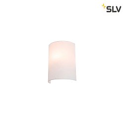 FENDA Wall luminaire textile shade, half,  23cm, white