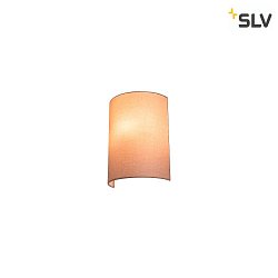 FENDA Wall luminaire textile shade, half,  23cm, beige