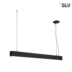 LED Pendant luminaire GLENOS, 100cm, UGR, 52W 4000K, black matt