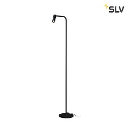 Premium LED Floor lamp KARPO FL, 6.5W 3000K 400lm, 3-step touch dimmer, white, black