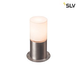 Bollard pole light ROX ACRYL E27, IP44, H 30cm, inox 304